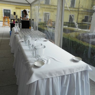 Účast studentů Hotelové školy Světlá na Svatováclavském posvícení ve Vídni - příprava cateringu
