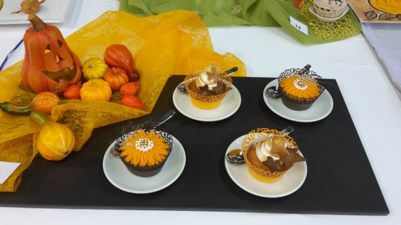 Cupcakes vyrobené naším žákem pro soutěž Gastro Kroměříž